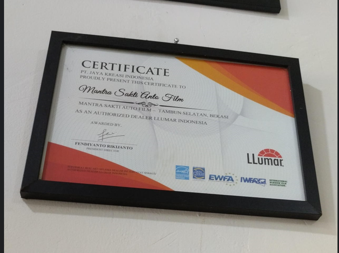 Standar Dunia di Bekasi: Mantra Sakti Autofilm Resmi Menjadi Authorized Dealer LLumar Indonesia